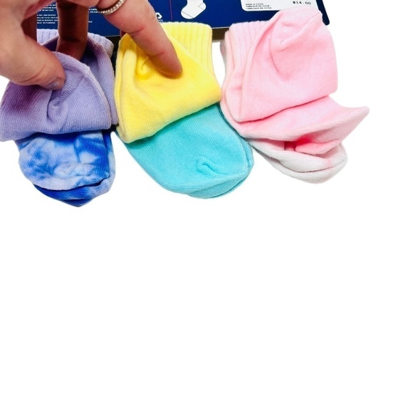 𝅺Champion Baby Tie Dye Socks 6 Pack - Picture 2 of 5